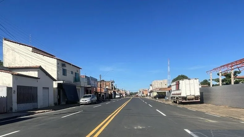 Travessia urbana concluída em Parnaguá-PI